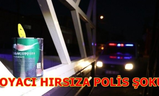 BOYACI HIRSIZA POLİS ŞOKU!