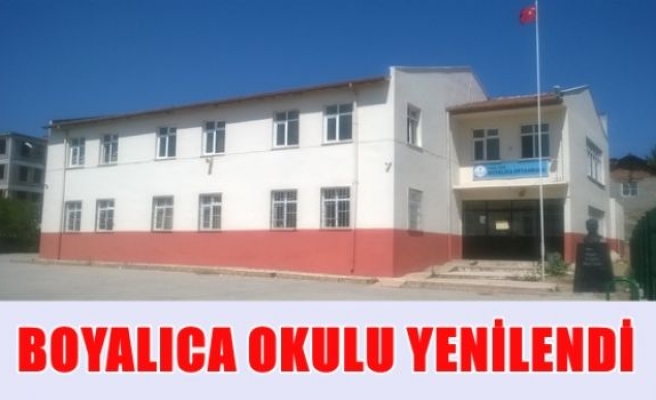 Boyalıca okulu yenilendi