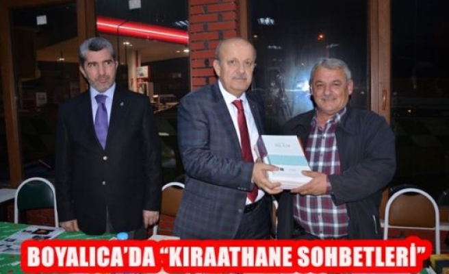 Boyalıca'da ''Kıraathane Sohbetleri''