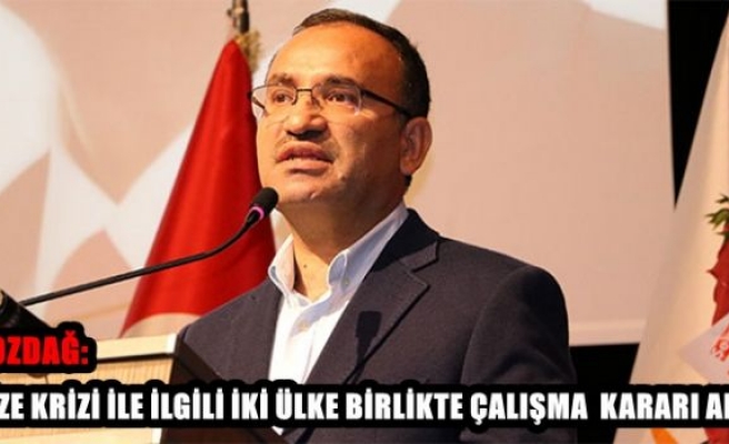 BOZDAĞ'DAN AÇIKLAMA 