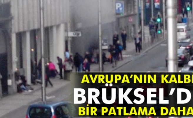 Brüksel'de bir patlama daha!