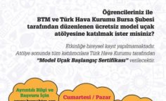 BTM'de Model Uçak Atölyesi