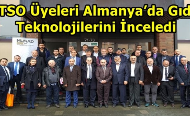 BTSO Üyeleri Almanya’da Gıda Teknolojilerini İnceledi