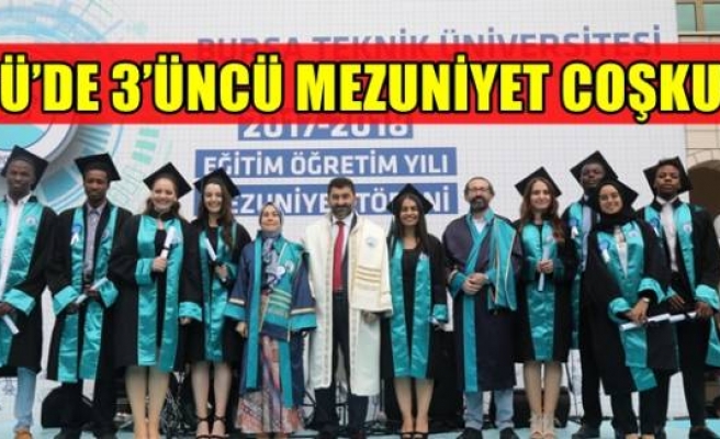 BTÜ’DE 3’ÜNCÜ MEZUNİYET COŞKUSU