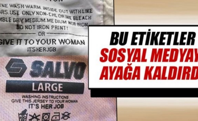 Bu etiket sosyal medyayı ayağa kaldırdı