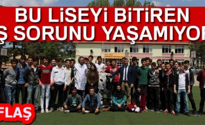 BU LİSEYİ BİTİREN KENDİNİ KURTARIYOR!