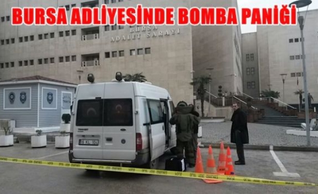 Bursa Adliyesinde Bomba Paniği