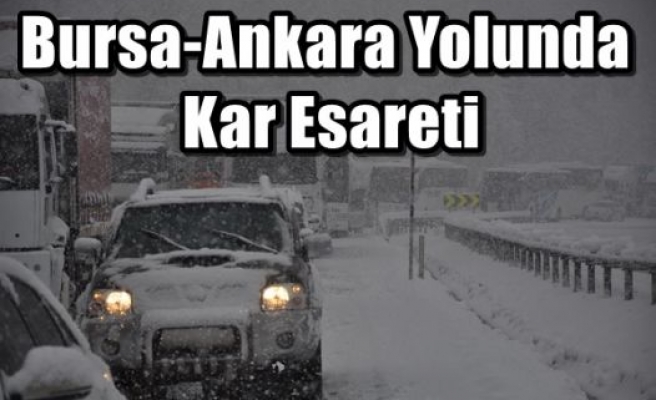 Bursa-Ankara Yolunda Kar Esareti