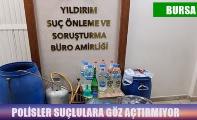 Bursa polisi suçlulara göz açtırmıyor