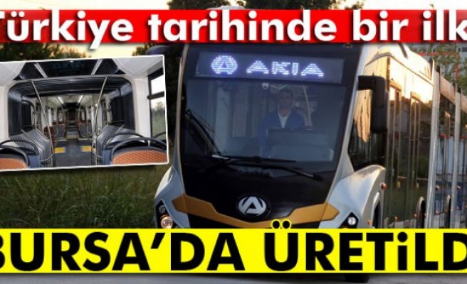 Bursa’da artık metrobüs de üretiliyor