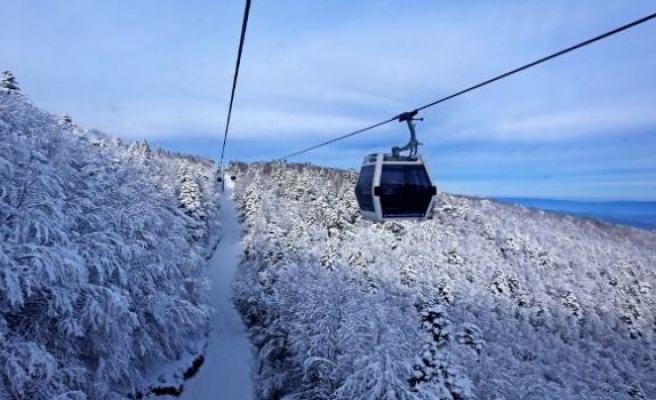 Bursa’da teleferiğe şiddetli rüzgar engeli