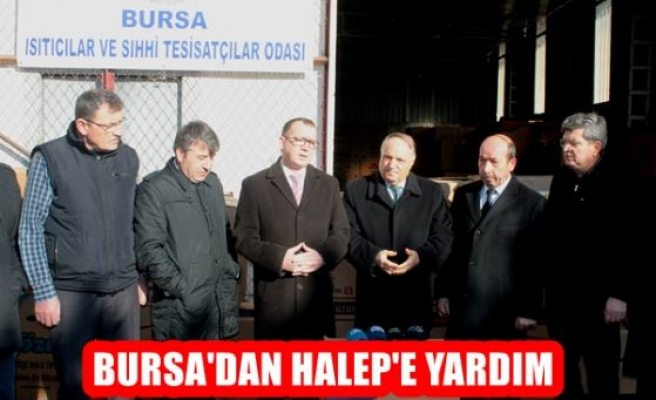 Bursa’dan Halep’e gönülleri ısıtan yardım