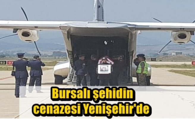  Bursalı şehidin cenazesi Yenişehir'de