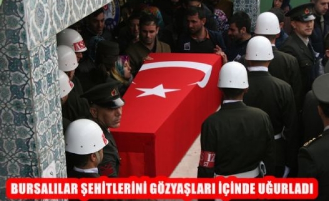 Bursalılar Şehitlerini Gözyaşları İçinde Uğrurladılar