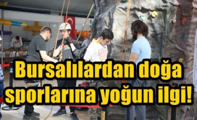 Bursalılardan doğa sporlarına yoğun ilgi!