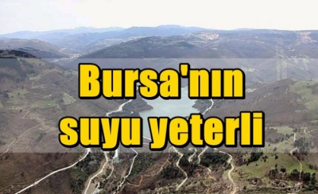 Bursa'nın suyu yeterli