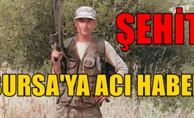 Bursa'ya Şehit haberi geldi