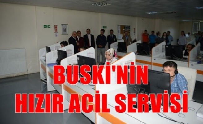 BUSKİ’nin Hızır Acil Servisi