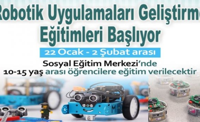 BUSMEK’TE ROBOTİK EĞİTİM BAŞLIYOR