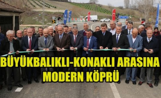 Büyükbalıklı-Konaklı Arasına Modern Köprü