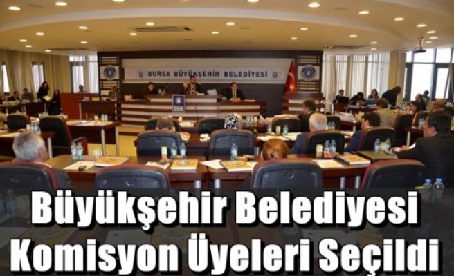 Büyükşehir Belediyesi Komisyon Üyeleri Seçildi