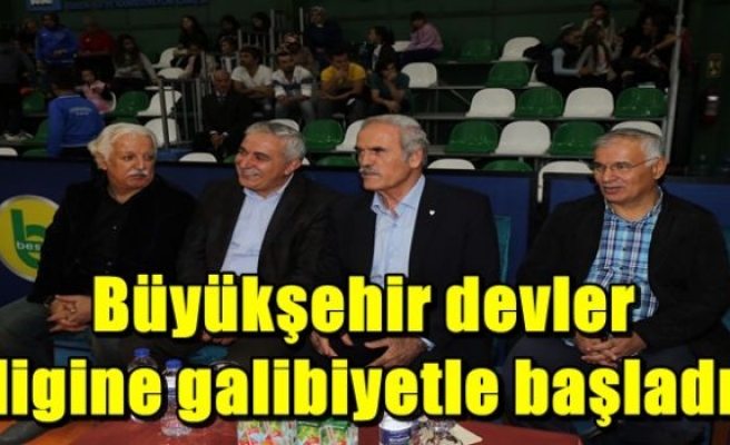 Büyükşehir devler ligine galibiyetle başladı