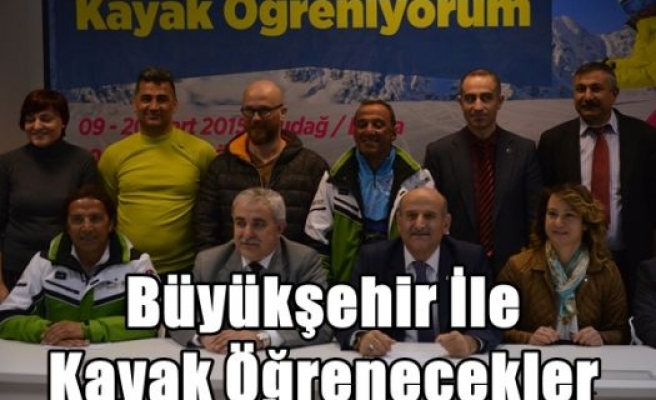 Büyükşehir İle Kayak Öğrenecekler