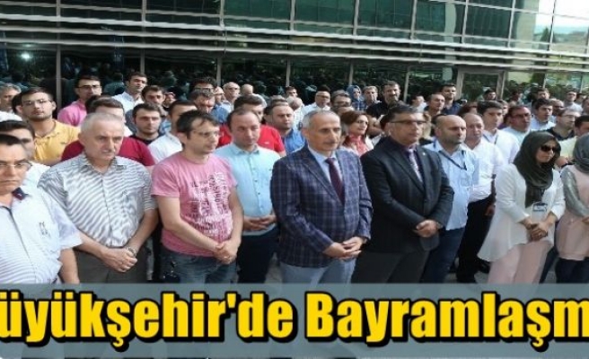 Büyükşehir'de Bayramlaşma