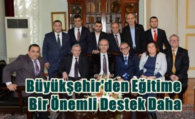 Büyükşehir'den Eğitime Bir Önemli Destek Daha