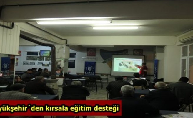 Büyükşehir´den kırsala eğitim desteği