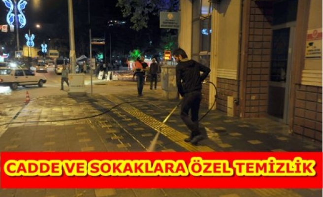 CADDE VE SOKAKLARA ÖZEL TEMİZLİK