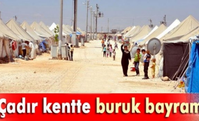 Çadır kentte hüzünlü ve buruk bayram