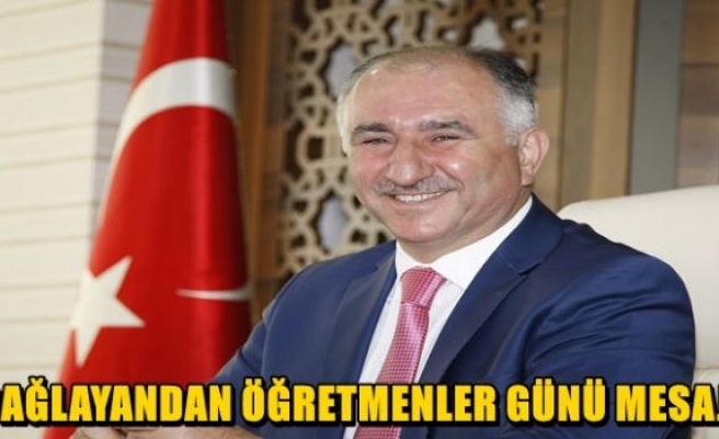 Çağlayan’dan öğretmenler günü mesajı