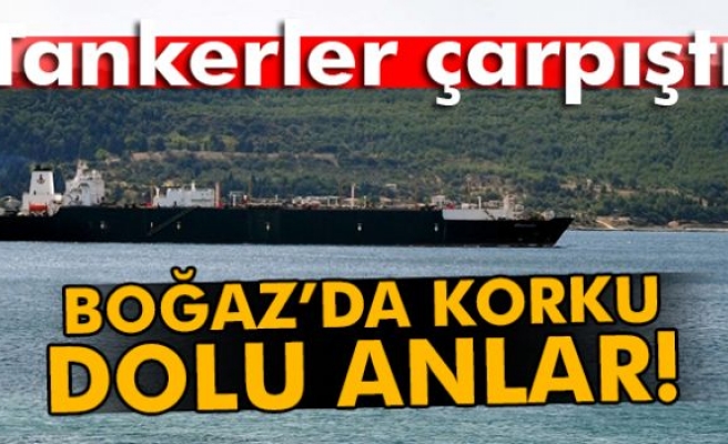 Çanakkale Boğazı'nda tanker kazası