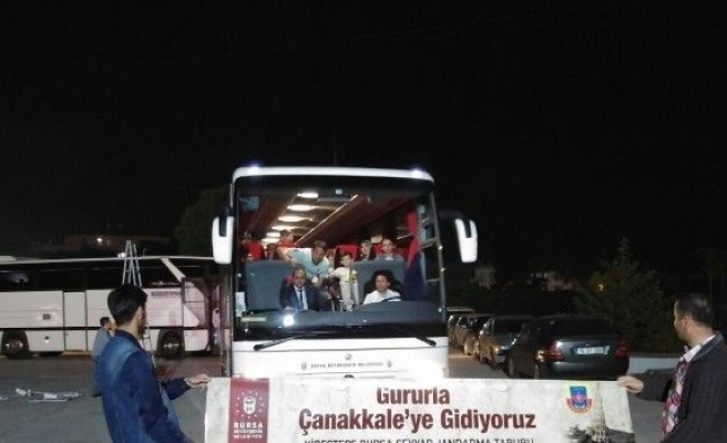 Çanakkale’ye 125 Otobüsle Bursa Çıkarması...