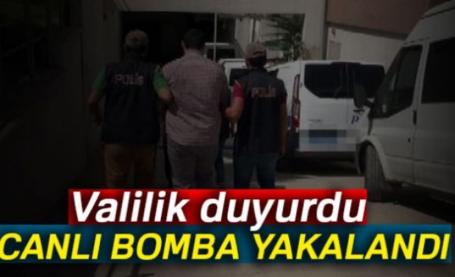 CANLI BOMBA YAKALANDI!