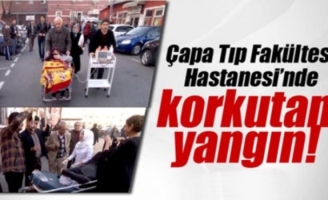 Çapa Tıp Fakültesi Hastanesi’nde yangın