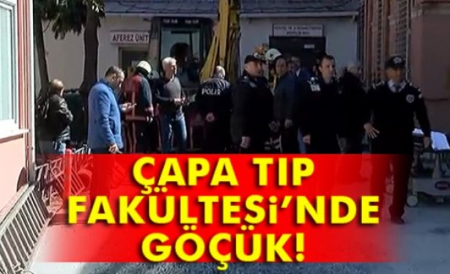 Çapa Tıp Fakültesi'nde Göçük