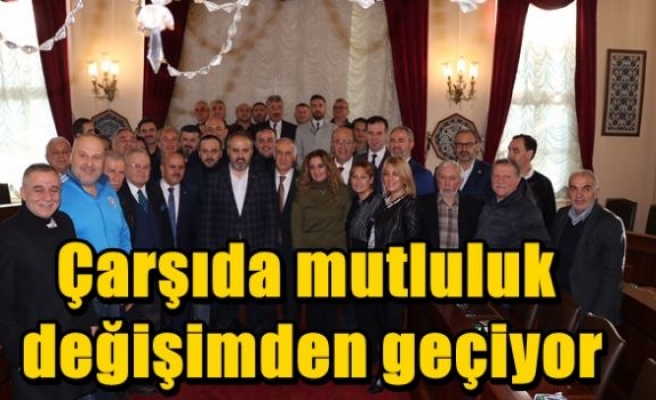 Çarşıda mutluluk değişimden geçiyor