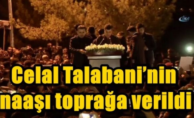 Celal Talabani’nin naaşı toprağa verildi