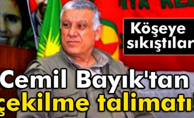 Cemil Bayık'tan kırsala çekilme talimatı!