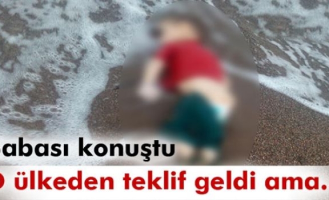 Cesedi kıyıya vuran çocuğun babası konuştu