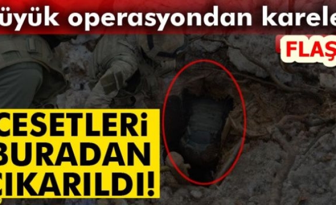 Cesetleri Buradan Çıkartıldı!