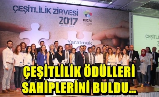 ÇEŞİTLİLİK ÖDÜLLERİ SAHİPLERİNİ BULDU…