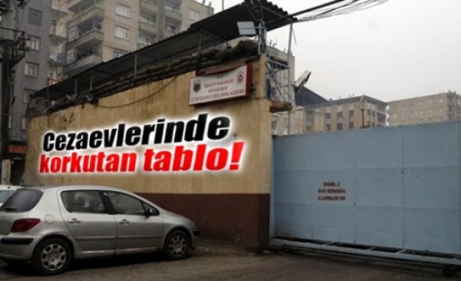 Cezaevlerinde korkutan tablo