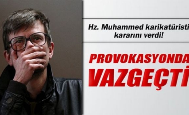 Charlie Hebdo karikatüristi Luzier, provokasyondan vazgeçti