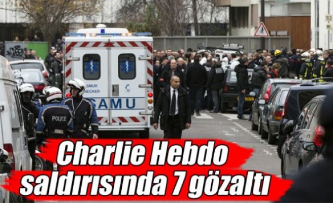 Charlie Hebdo saldırısında 7 gözaltı