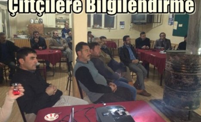 Çiftçilere Bilgilendirme