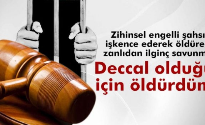 Cinayet zanlısından ilginç savunma