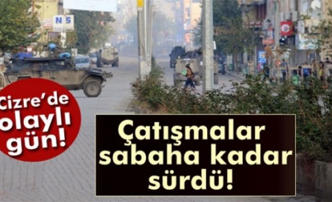 Cizre'de çatışma: 1 ölü